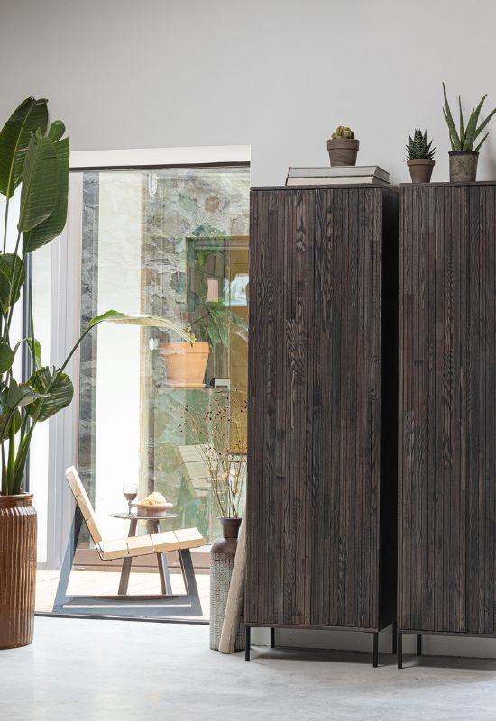 Thuiswerkplek inspiratie houten kast