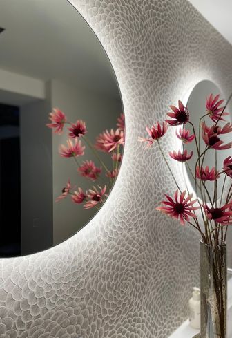 behang badkamer