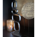 Aluminium ornament zwart