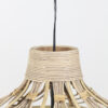Bovenkant rotan hanglamp naturel