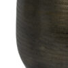 Details antiek bronzen vaas bolvormig rond