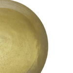Goud rond metaal zuil