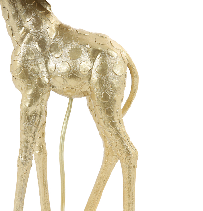 Gouden giraf tafellamp