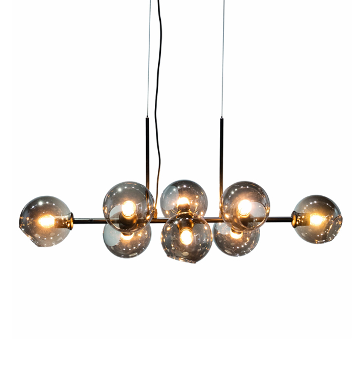 Hanglamp glas rond