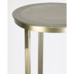 Metaal goud rond zuil