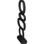 Staand ornament zwart van aluminium