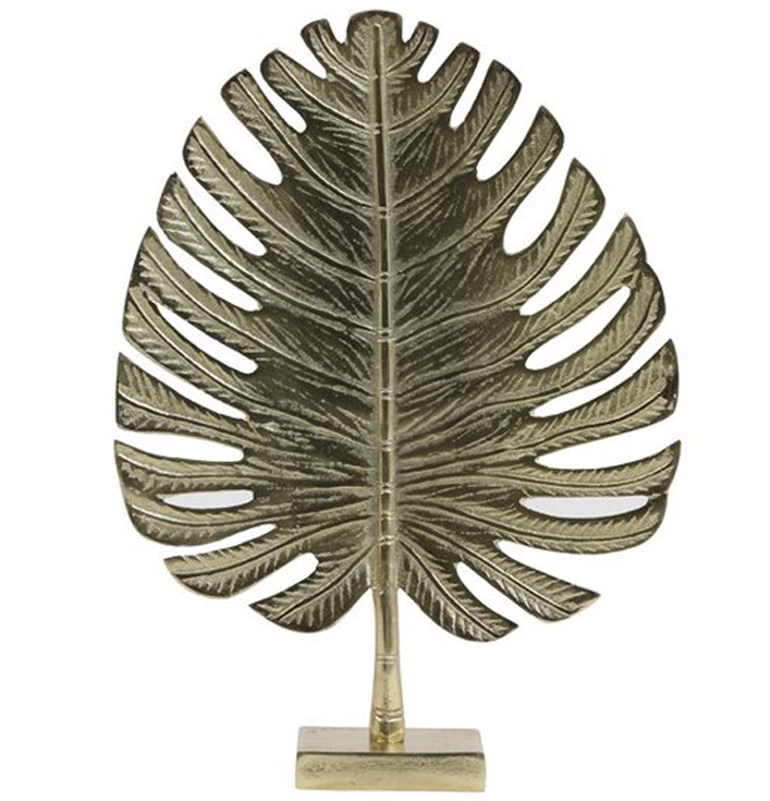 Ornament goud blad op standaard metaal