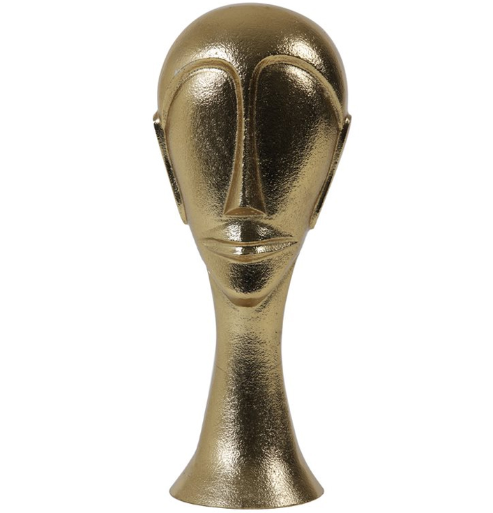 Ornament hoofd goud metaal glanzend