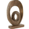 Bruin hout ornament