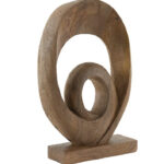 Bruin hout ornament