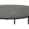 Reliëf rond salontafel antiek brons
