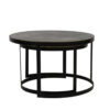 Ronde salontafel metaal