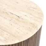Salontafel beige marmer blad