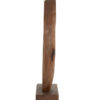 Donker hout ornament