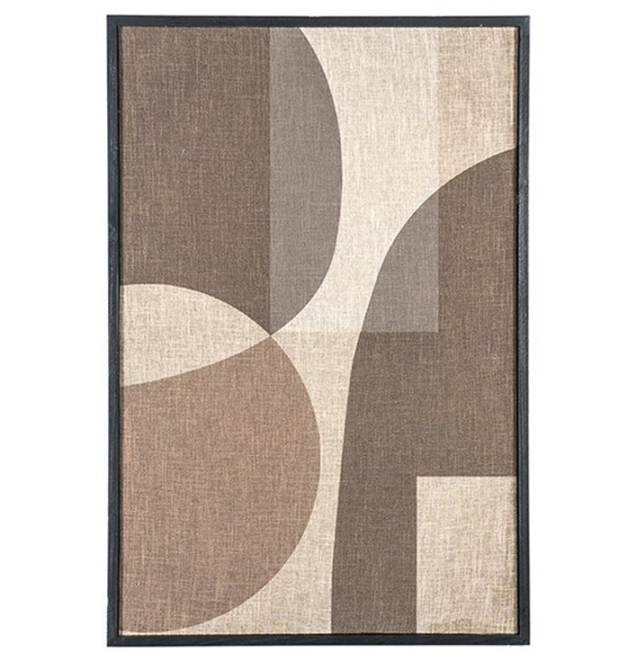Wanddoek stof bruin patroon