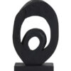 Zwart ornament van hout