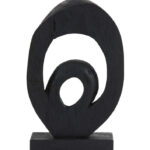 Zwart ornament van hout