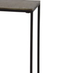 Zwart metalen poot zuil