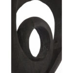 Hout ornament zwart