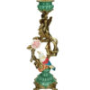 kandelaar multi goud blauw vogeltje