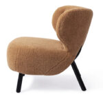 Bruin fauteuil polyester teddy