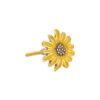 Doing Goods deurknop goud gele zonnebloem