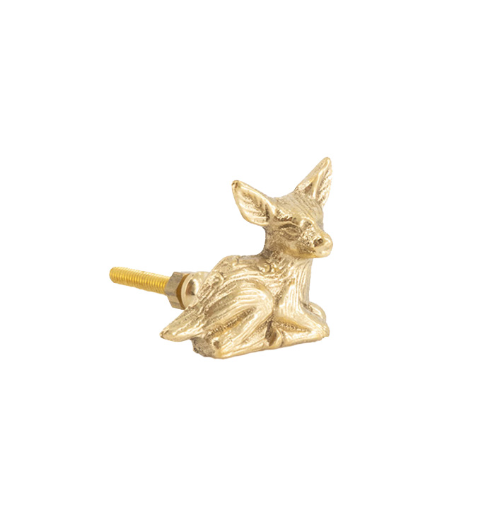 Doing Goods deurknop hertje goud