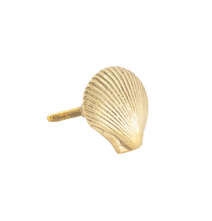 Doing Goods gouden kastknop schelp