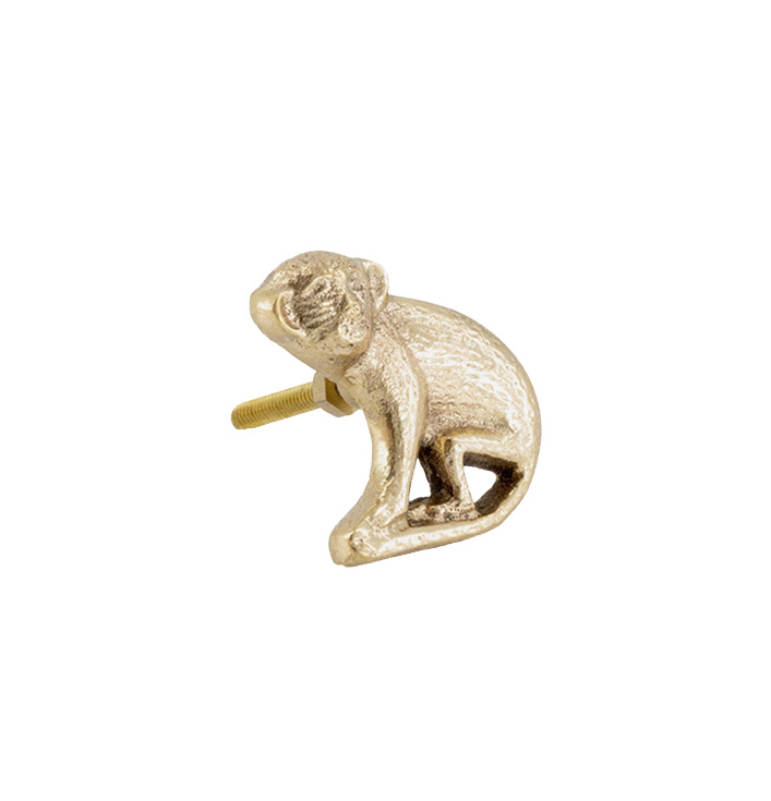 Deurknop aapje goud Doing Goods