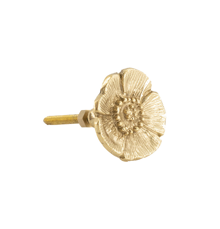 Doing Goods kastknop klaproos goud