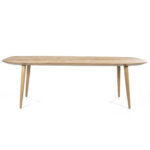 Eettafel gerecycled hout bruin