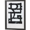 Fotolijst houten rand zwart