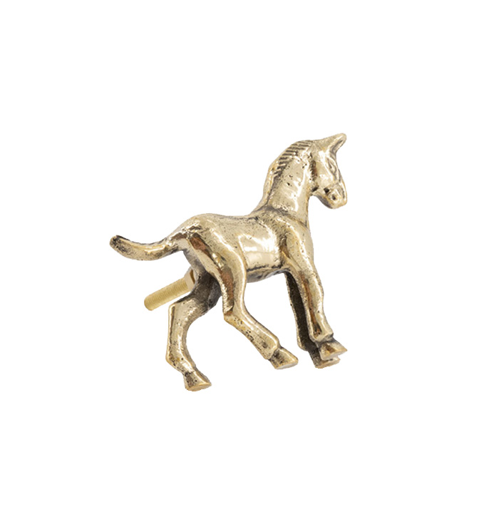 Gouden deurknop paard Doing Goods