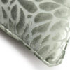 Groen polyester sierkussen met patroon