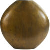 Ovale vaas antiek brons