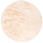 Rond polyester kleur 12 vloerkleed