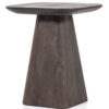 Salontafel donker bruin vierkant hout