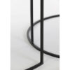 Zwart metalen voet salontafel