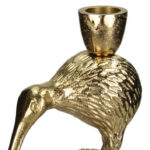 Aluminium kandelaar goud