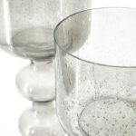 Glas grijs windlicht