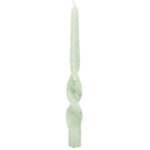 Kaars groen swirl