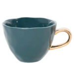 Kopje steen blauw groen