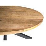 Ovaal eettafel hout bruin