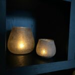 Theelichtjes in kast