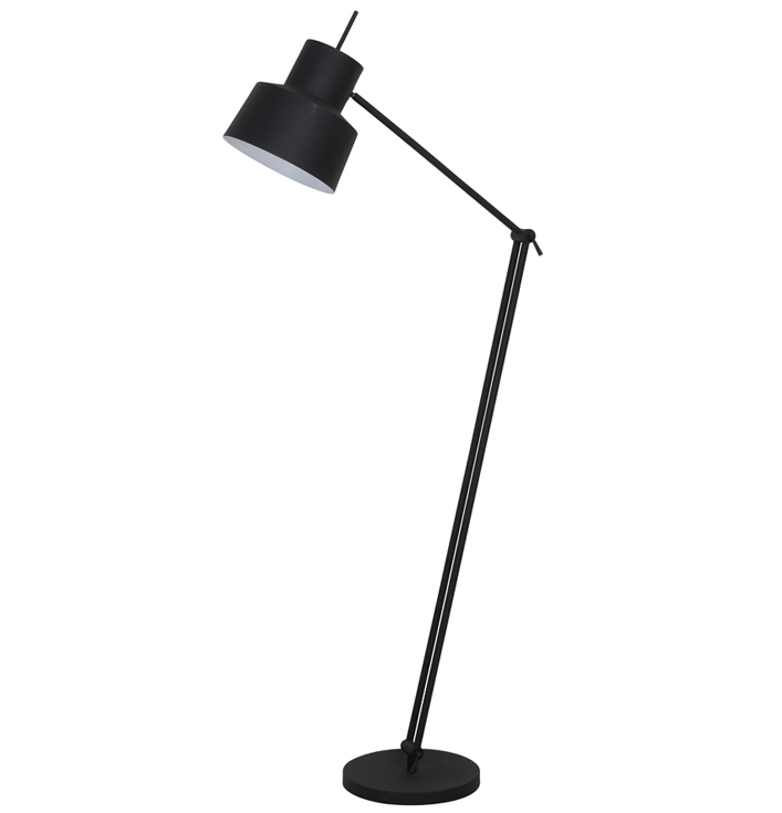 zwarte industriele minimalistische lamp