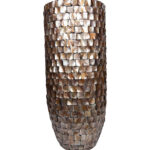 Brons schelpen vaas