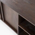 Bruin mangohout tv dressoir