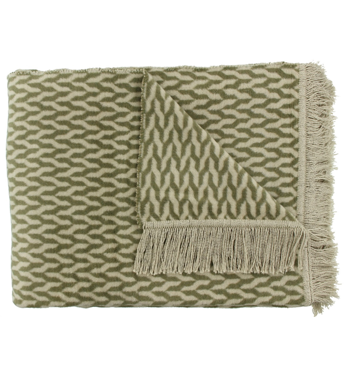 Claudi Plaid Aphos Olive Groen Beige