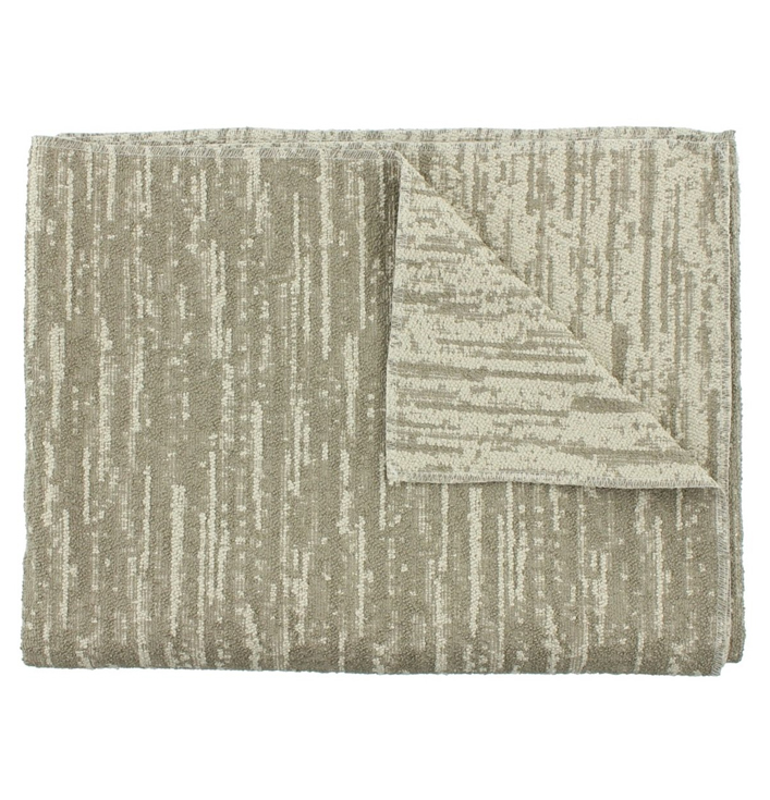 Claudi Plaid Dioni Sand beige taupe bruin