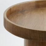 Hout bruinen salontafel